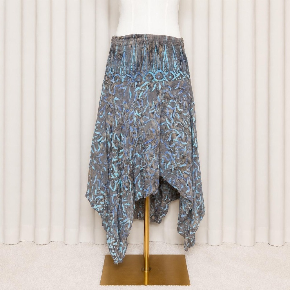 Y2K Mariposa Adikara asymmetrical handkerchief skirt